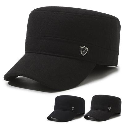 Herren Saison Warme Wollmütze Fleece Verdickte Mütze Mode Ohrenschutz Integrierte Baumwollmütze Herren