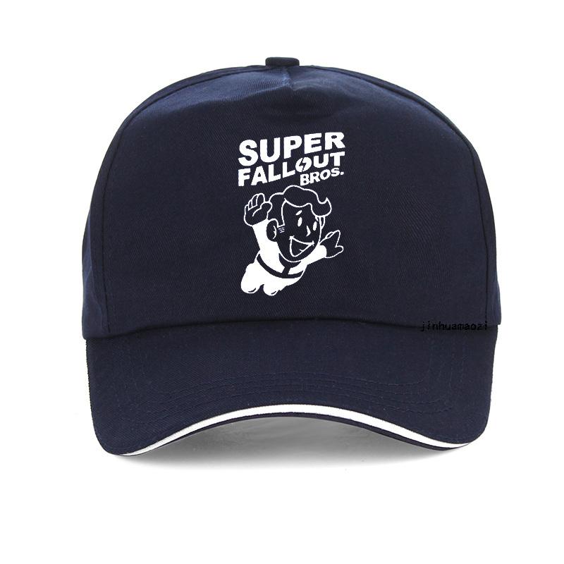 Super Fallout Bros Letter Print Baseball Cap Vault Tec Gaming Video Game Fallout Man Women Snapback Hats Gorra