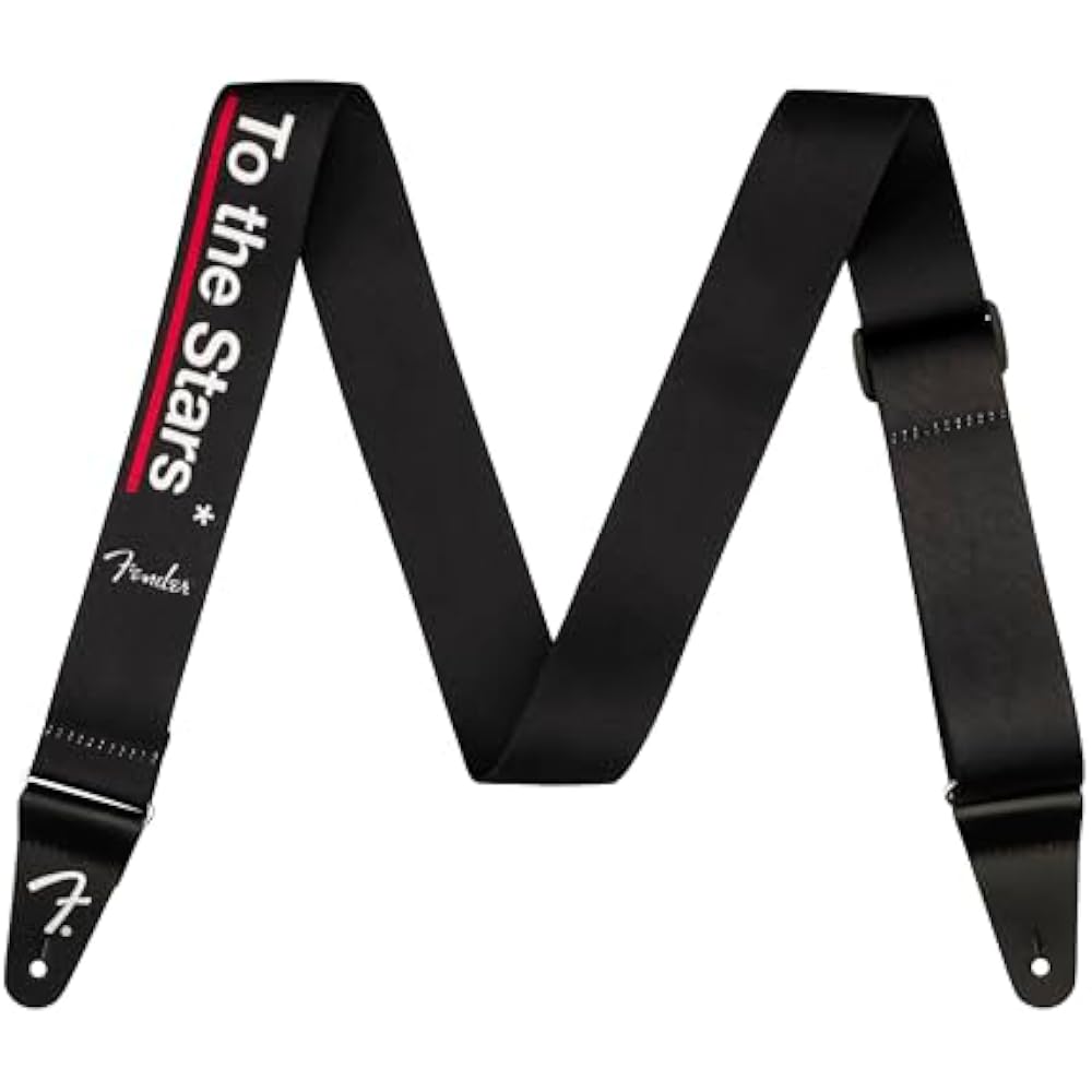 Fender Tom DeLonge To The Stars Straps Black Guitar Strap Polyester