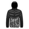 Rib Clothes, Cotton-padded Clothes, Men's Winter Removable Hat, Sports Velvet and Thickened Cotton-padded Jacket.