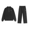Unisex Winter Hooded Sweatshirt Set Casual Sportswear Oversized Pullover Tracksuit Korean Style
