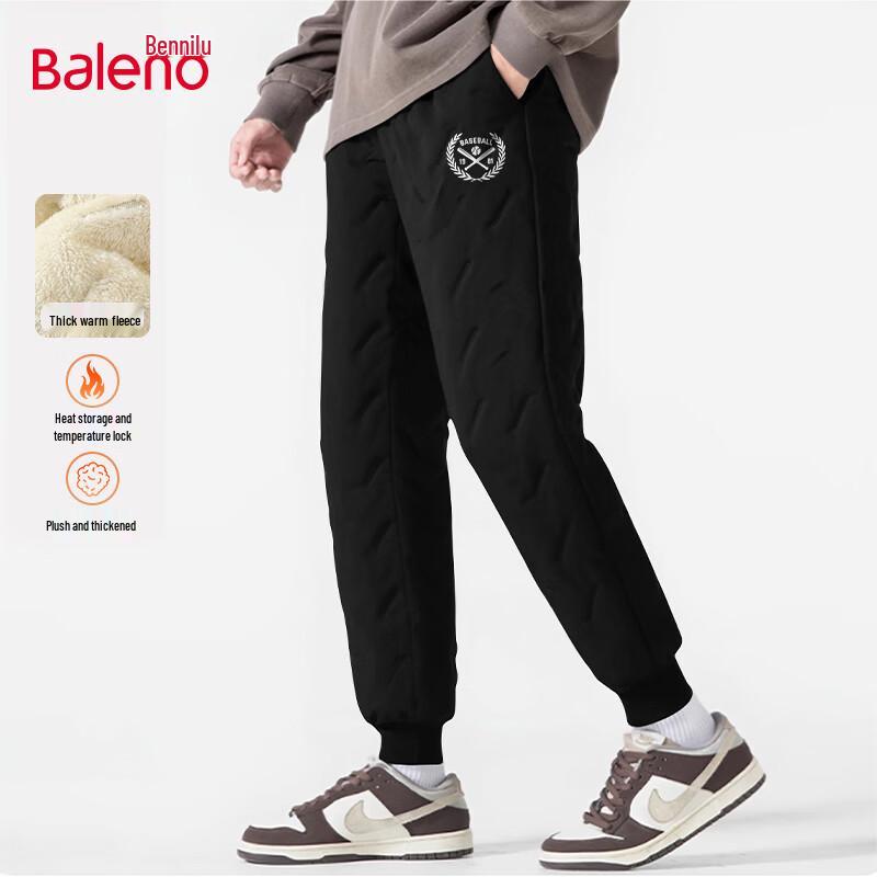 Baleno Men s Winter Fleece-Lined Casual Pants M