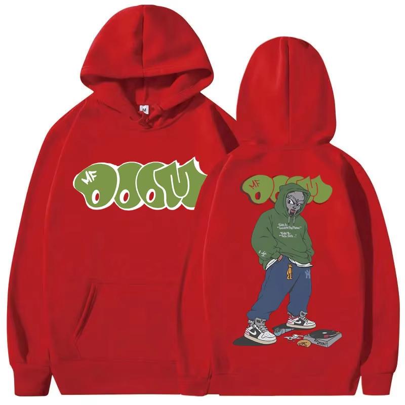 Hot Sale Rapper Mf Doom Poster Graphic Print Hoodies Men Women Streetwear Hip Hop Sweatshirt Harajuku Y2K Fashion Loose Casual Oversized Pullover