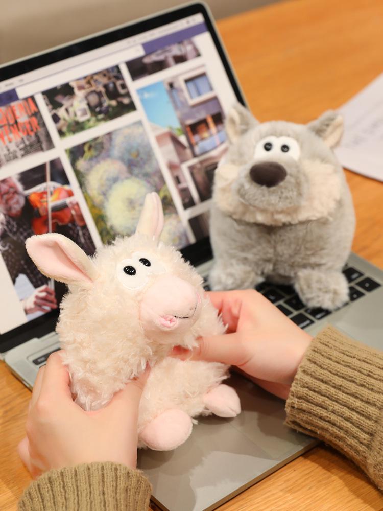 Adorable Cartoon Sheep Plush Toy - Fox Creative Doll Gift from Mengqu Forest Series