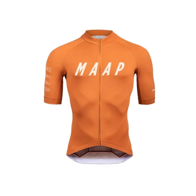 MAAP Quick-Dry Short Sleeve Cycling Jersey - Breathable Milk Silk for Mountain & Road Biking