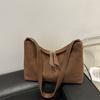 Retro Deerskin Fleece Tote Bag Women'S Autumn And Winter High-Value Fashion Shoulder Messenger Bag Commuter Bag