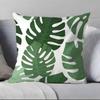 Modern style Leaf art Pillow Case  Ultra Soft Skin Friendly Fabric Cloud Like Comfort & Concealed Zipper