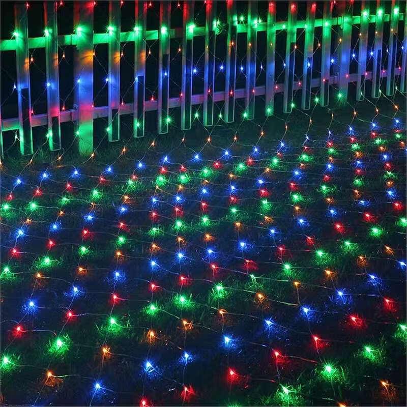 LED Solar Christmas Mesh Lights