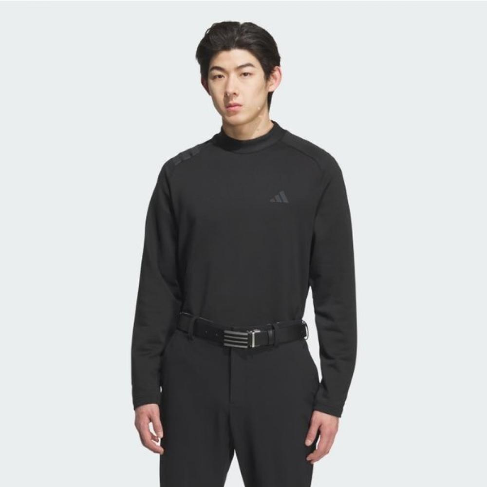 

AdidaS 25fw Men S Cold Ready Three Stripe lS Mock Neck Shirt Jn1230 JN1230 (BLACK)/2XL