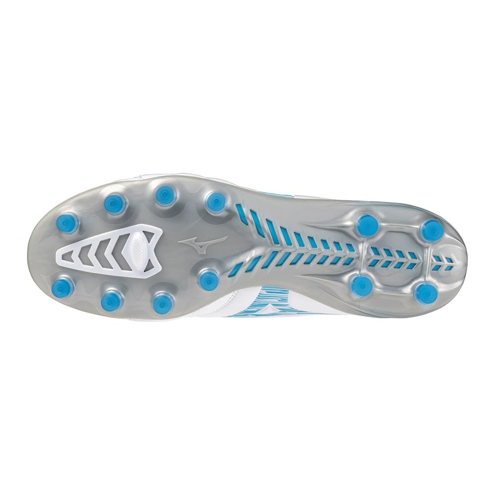 Mizuno Футбольные бутсы Monarcida NEO 3 PRO 2E, футбол, широкие, легкие, бело-синие, 25,0 см,