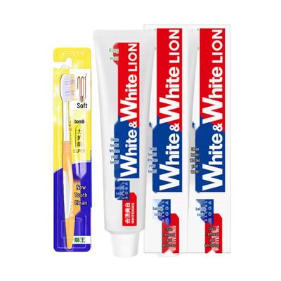 Lion King Baking Soda Whitening Toothpaste & Toothbrush Set