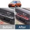 Lcojicep Car Carbon Fiber Sticker Compatible with Kia Soul 2009-2013 Real Red Carbon Fiber Sticker Decal Interior Trim Cover Accessories (Glass