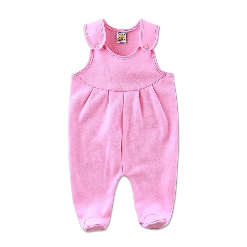 Boy Girl  Baby Sleeveless One Piece Newborn Romper Winter Spring Fleece Hot Footie With Button Cotton With Flece Hot Pants