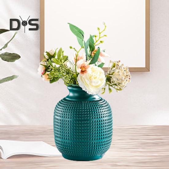 Vaso per fiori in plastica per interni ed esterni moderno portafiori veri secchi contenitore per composizioni floreali soggiorno camera da letto centrotavola decorazione