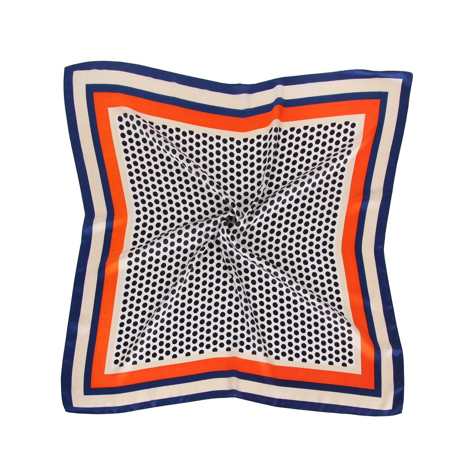 

70 * 70 Солнцезащитный маленький квадратный шарф с большим принтом, женский шелковый шарф, тонкий легкий солнцезащитный шарф, повязка на голову 70*70