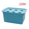6-Hole Soilless Nursery Box 220V/110V Plant Hydroponic System Vegetable Flower Cultivation Seedling Grow Container With Air Pump