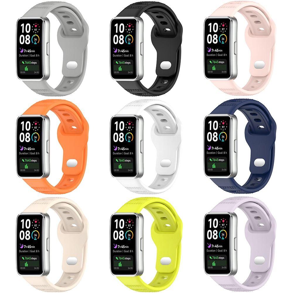 

Adjustable Wristband Replacement Bracelet for Huawei Band 10/9/8 Smart Watch Accessories рожевий