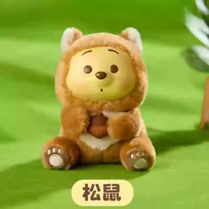 MINISO Disney Pooh Bear Pendant Blind Box Series Naughty Party Vinyl Children'S Toy Cute Model Birthday Gift Ornament Collect