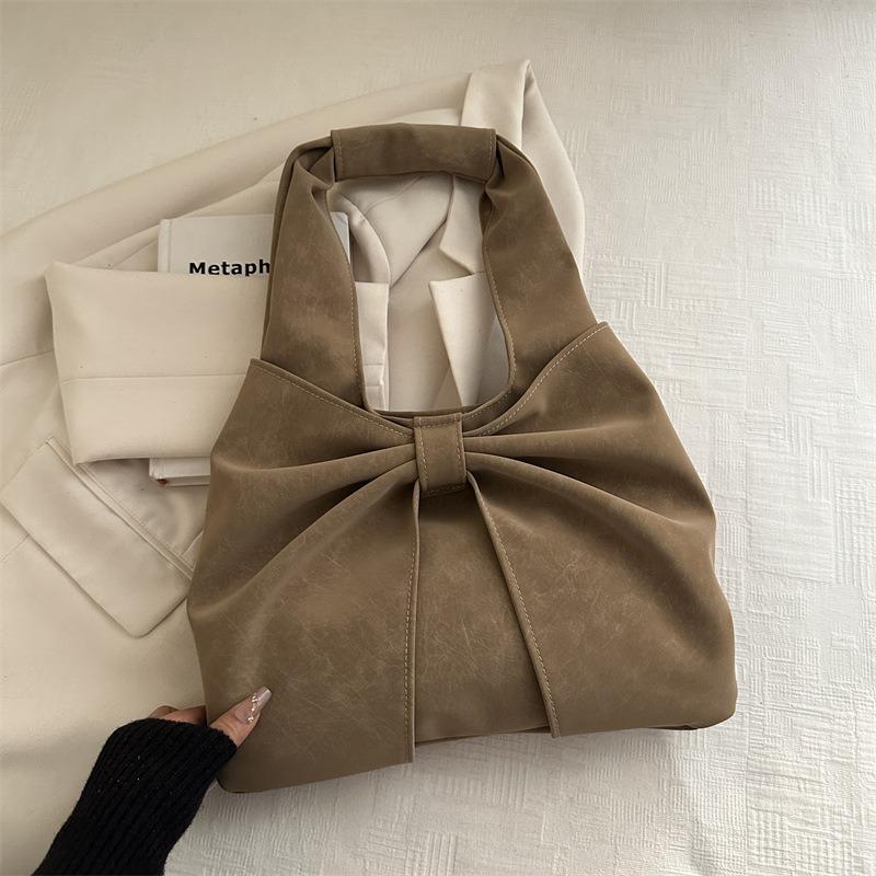 

Сумка-тоут большой вместимости, новая универсальная сумка-шоппер на плечо и подмышку, премиальная текстура