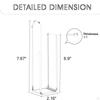 2 Acrylic Hat Hooks for Wall Use, Suitable Organizing Hats In Home