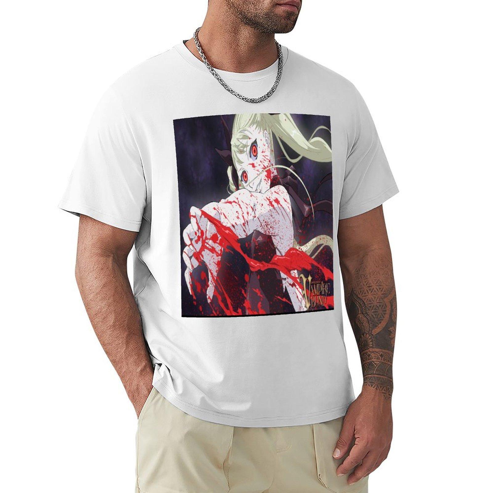 Mina Tepes Dance In The Vampire Bund Tshirt Soft Cotton Print Tshirt S