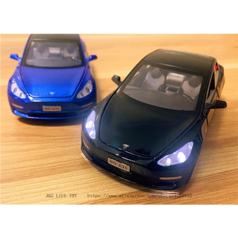 1/32 Scale Tesla MODEL 3 Alloy Car Model Diecasts & Toy Vehicles Car Decoration Kid Simulation Toys for Children Gifts Boy Toy