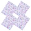 4 Sheets Bubbles Wall Decals Ocean Theme Water Bubble Pattern Self-Adhesive Removable Stickers for Living Room Bathroom Bedroom