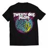 Hip Hop American Street T-Shirt Herren Damen Twenty One Pilots Scaled and Dragon Rock Aktivität Oversized Y2k Baumwolle Kurzarm