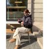 Women's Winter Corduroy Pants: Retro, Thickened, Loose Straight-Leg Design – No Returns or Exchanges