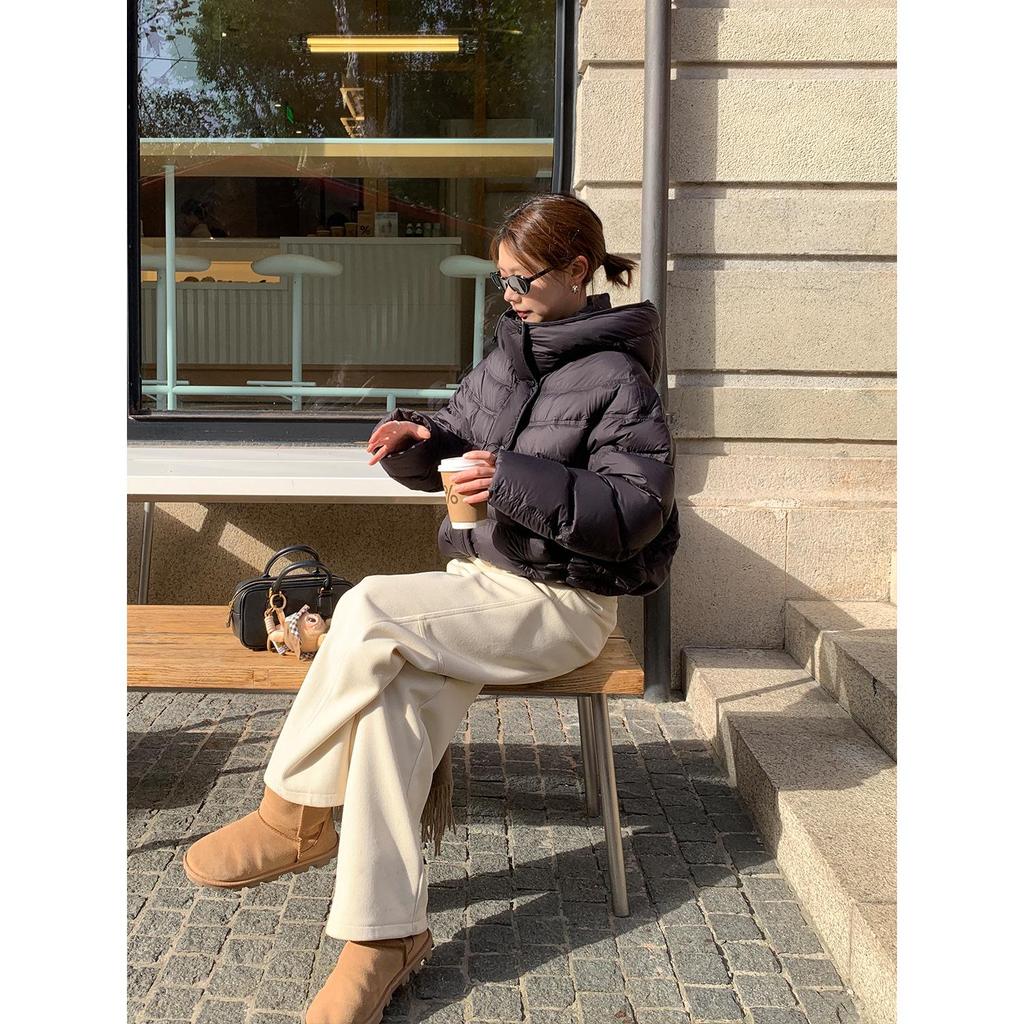 Women's Winter Corduroy Pants: Retro, Thickened, Loose Straight-Leg Design – No Returns or Exchanges