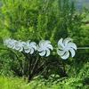 1 Set Reflektierende Windräder mit 10m Schnur Outdoor Vogelabwehr Windrad 8 Windräder Glitzerndes Gartenvogelabwehrgerät für Hof Obstgarten