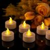 Mini Flameless Electronic Candle Light LED Battery Powered Warm Light Wedding Party Christmas Halloween New Year Home Decoration Supplies