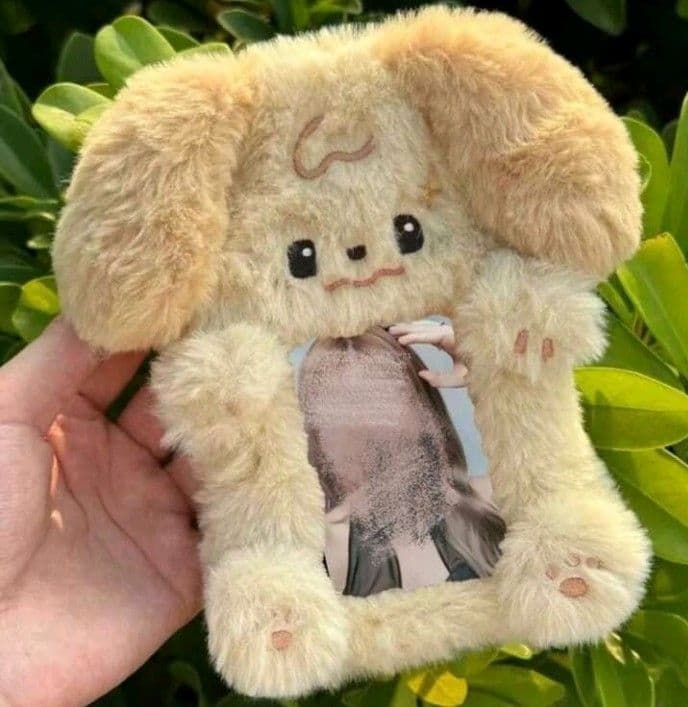 

[Б/У] Кейс для карт E1 Щенячья пушистая плюшевая игрушка Брелок для фанатской активности Корея