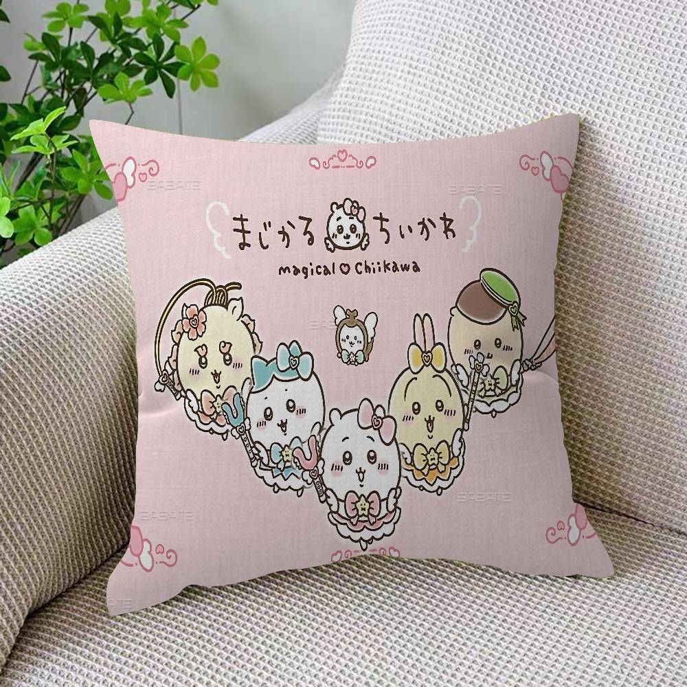 Japan Cute C-Chiikawas Pillow Cover Sofa Cushion Cover Home Room Decoration Children Gift