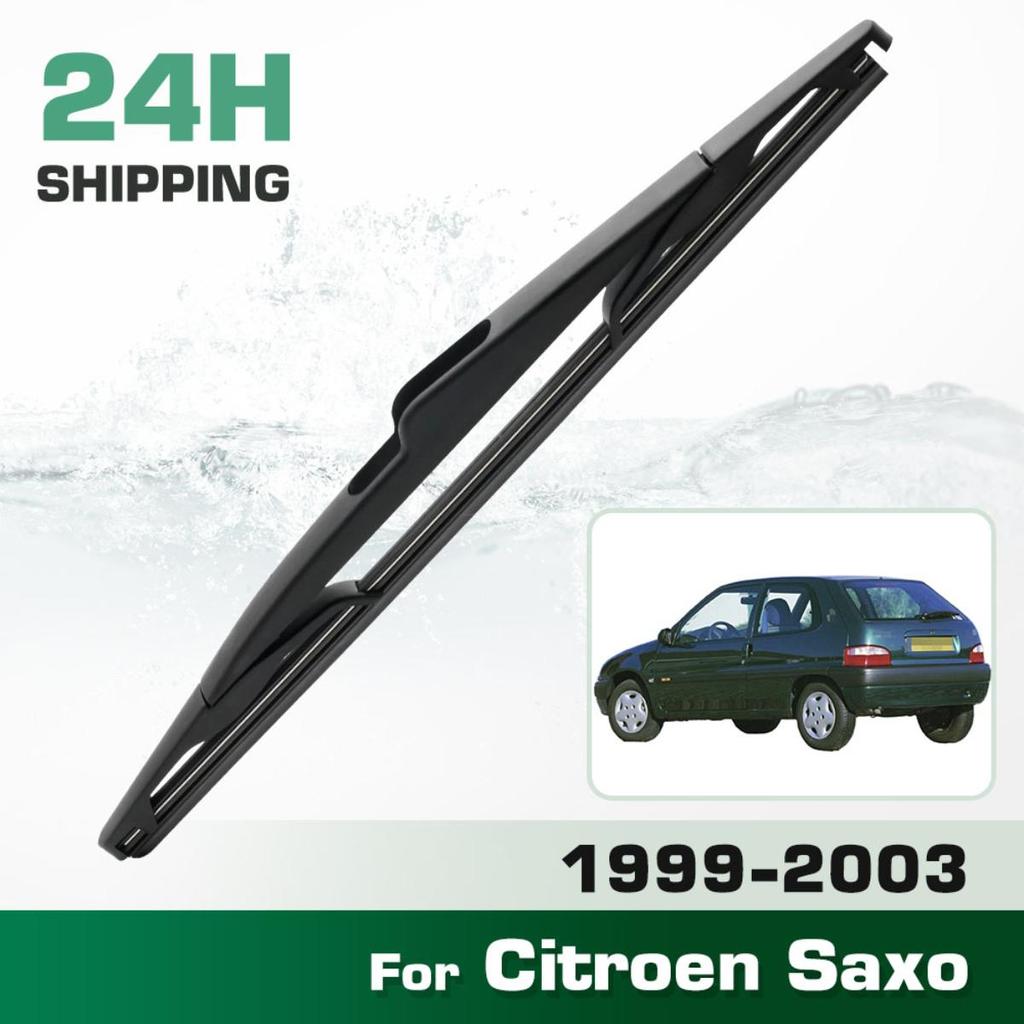 Rear Windshield Wipers Blades,Premium All-Season Wiper Blades Replacement For Citroen Saxo 1999-2003,Natural Rubber Bayonet,Easy To Install 14″