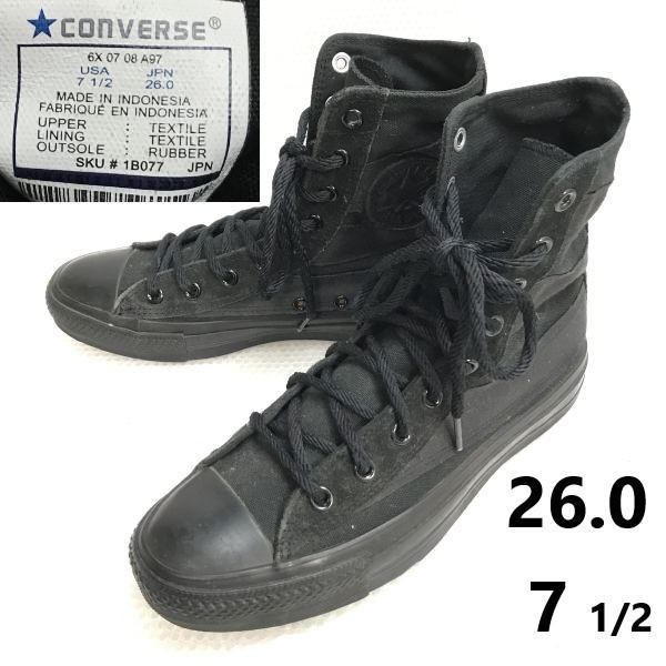 

CONVERSE short boots 26 black