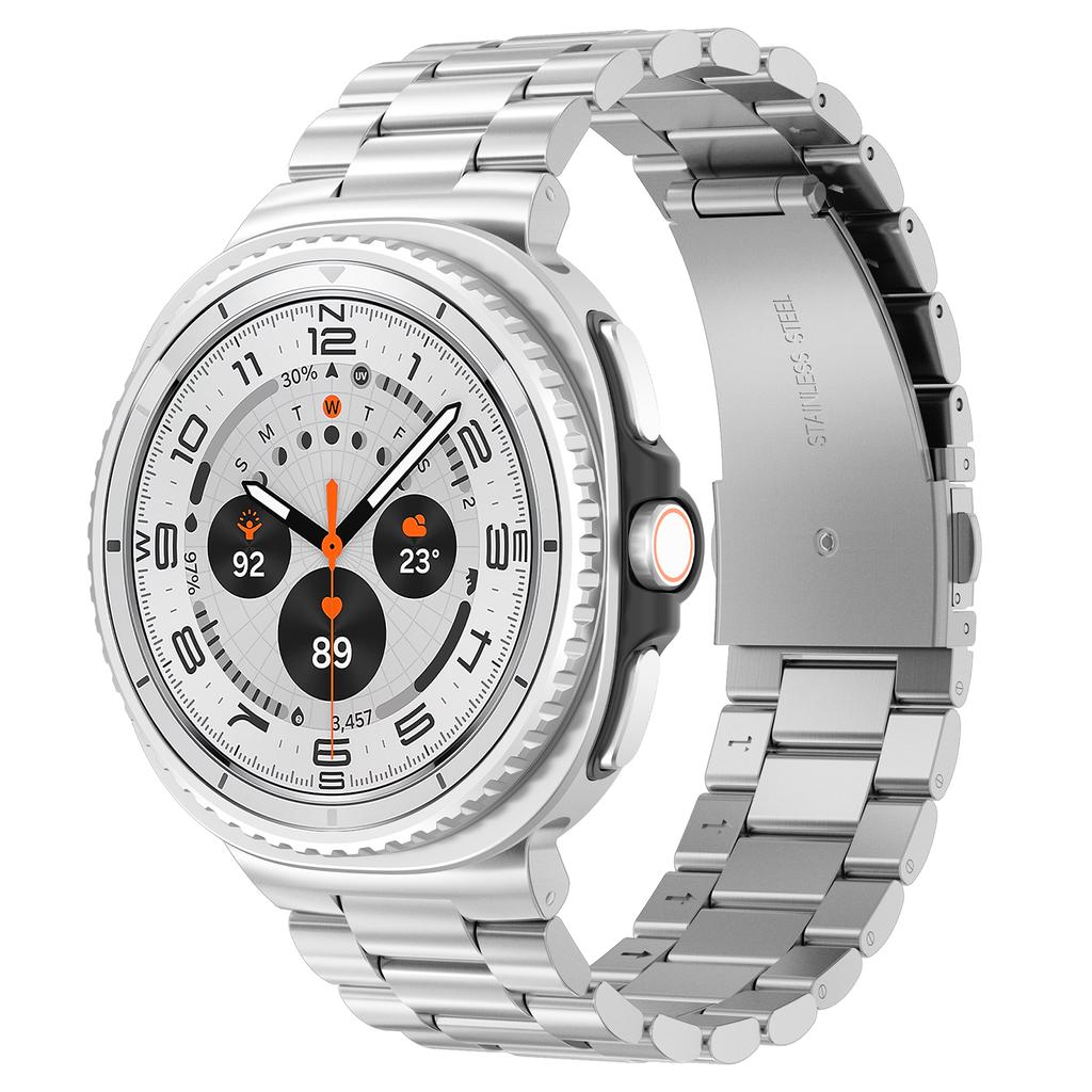 Stainless Steel Band For Samsung Galaxy watch 8 classic 46mm 44mm 40mm Metal belt Link Bracelet correa Galaxy watch 8 Straps