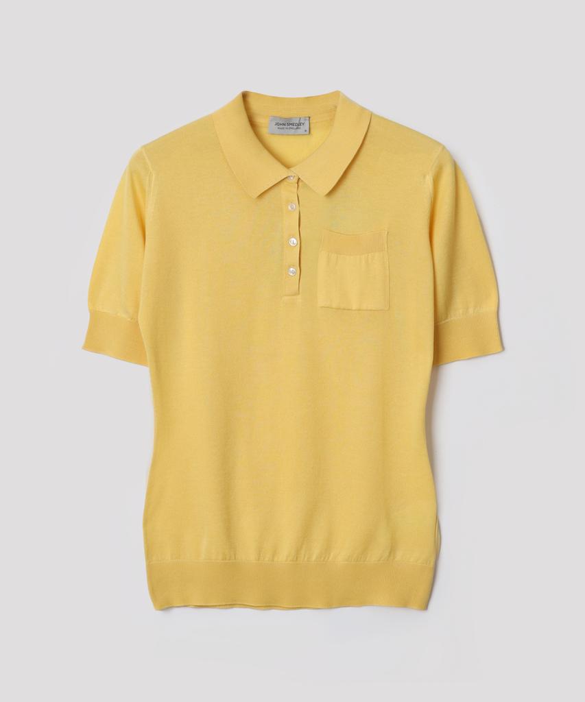 Jonseumedeulli Jenny Classic Polo Shirt Sea Island Cotton Knit Heritage 4 Colors