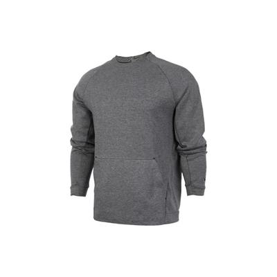 Sportswear Tech Fleece Kangaroo Pocket Crew Neck Sweatshirt Men Tops Grey 805141-091