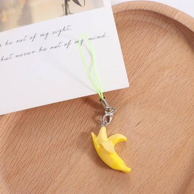 Strawberry Fruit Phone Charms Tomato Hanging Rope Cell Phone Lanyard Cute Phone Strap Phone Pendant Bag Pendant