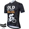 Mountain Bike Jersey Never Underestimate an Old Man with A Bicycle Cycling Jersey