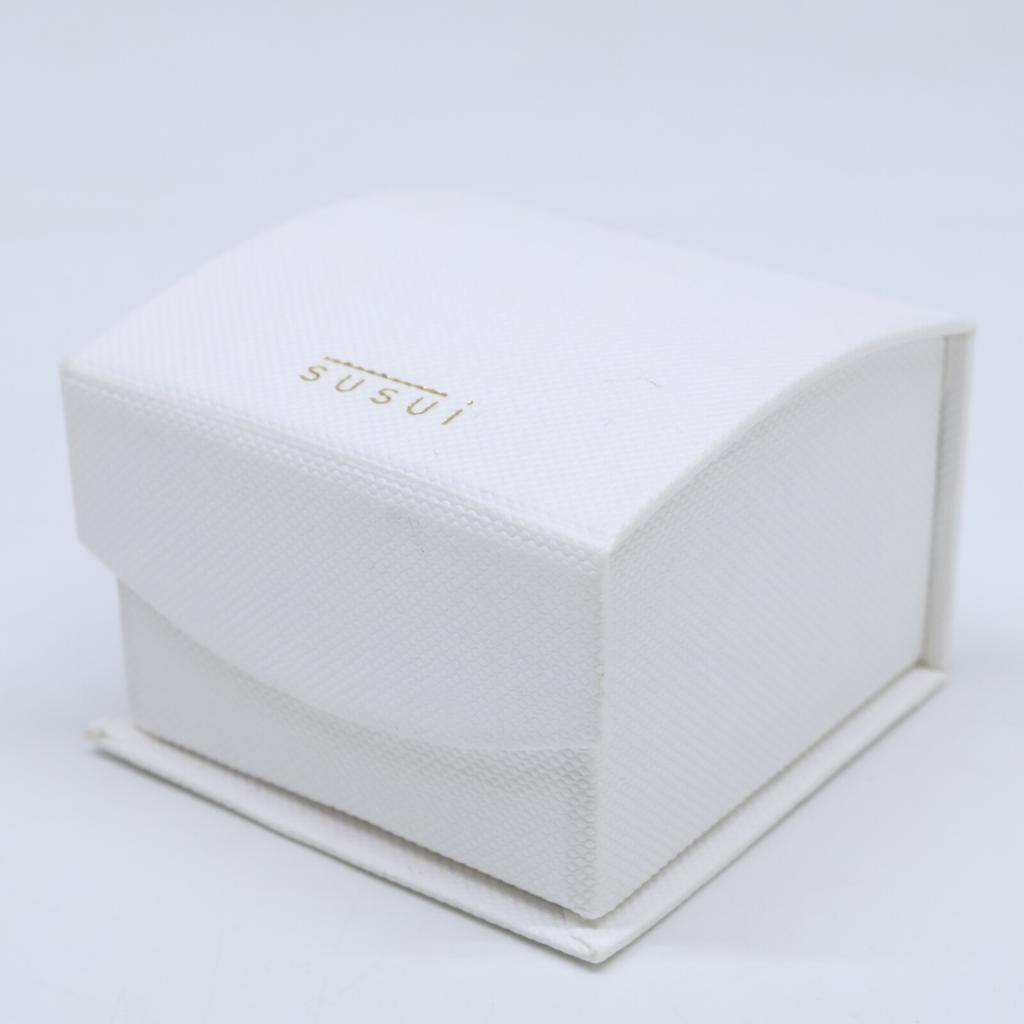 susui [Excellent condition] K10-HP02 K10 geometric higaki pierce earring Yellow GoldUsed