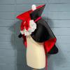 Dogs Halloween Vampire Cape Prince Puppy Pet Cosplay Clothes for Small Medium Dogs Christmas Dress Up Festival Outfits