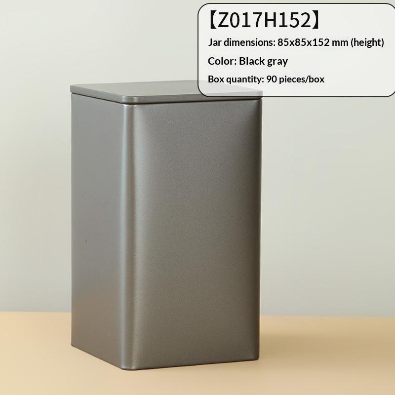 Coffee Bean Tea Leaf Sugar Storage Jar Empty Tea Tinplate Container Condiment,Coffee Bean Pot Containers Desktop Tea Bag Tin