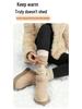 800g Fleece-Lined Thick Shark Winter Yoga Pants for Tall Women, Extended Length, Extra Thick Base Layer