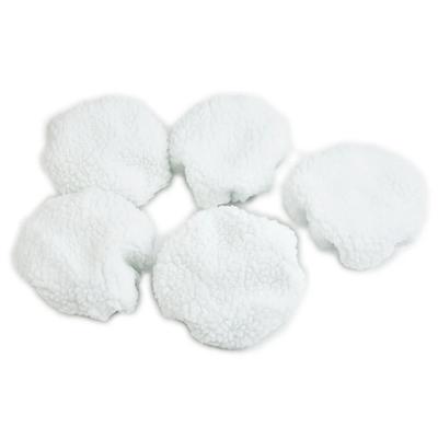 5Pcs 5-6inch Polishing Bonnet Buffer Pad Sets Soft Wool Pad For Boat Car Polish Buffer Drill Wheel Polishing Removes Scratch Mat
