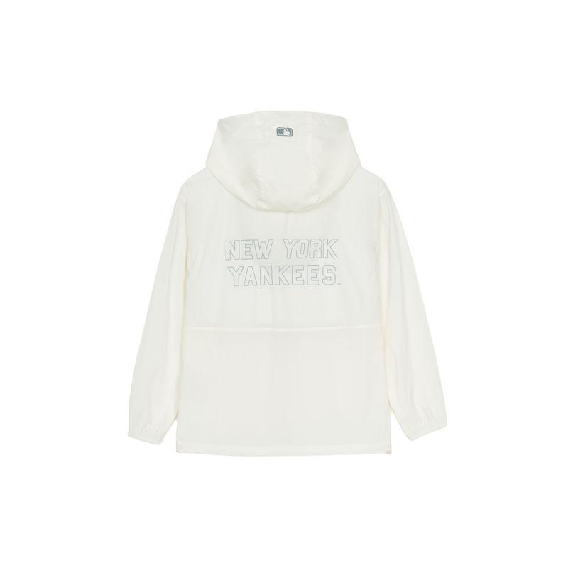 New MLB Varsity New York Yankees Jacket Unisex Ivory 3AWJV0353-50IVS