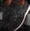 Spring and Summer Fashion Trend Large Size Round Head Low Top Sequins Women's Single Shoe Style Sports and Leisure