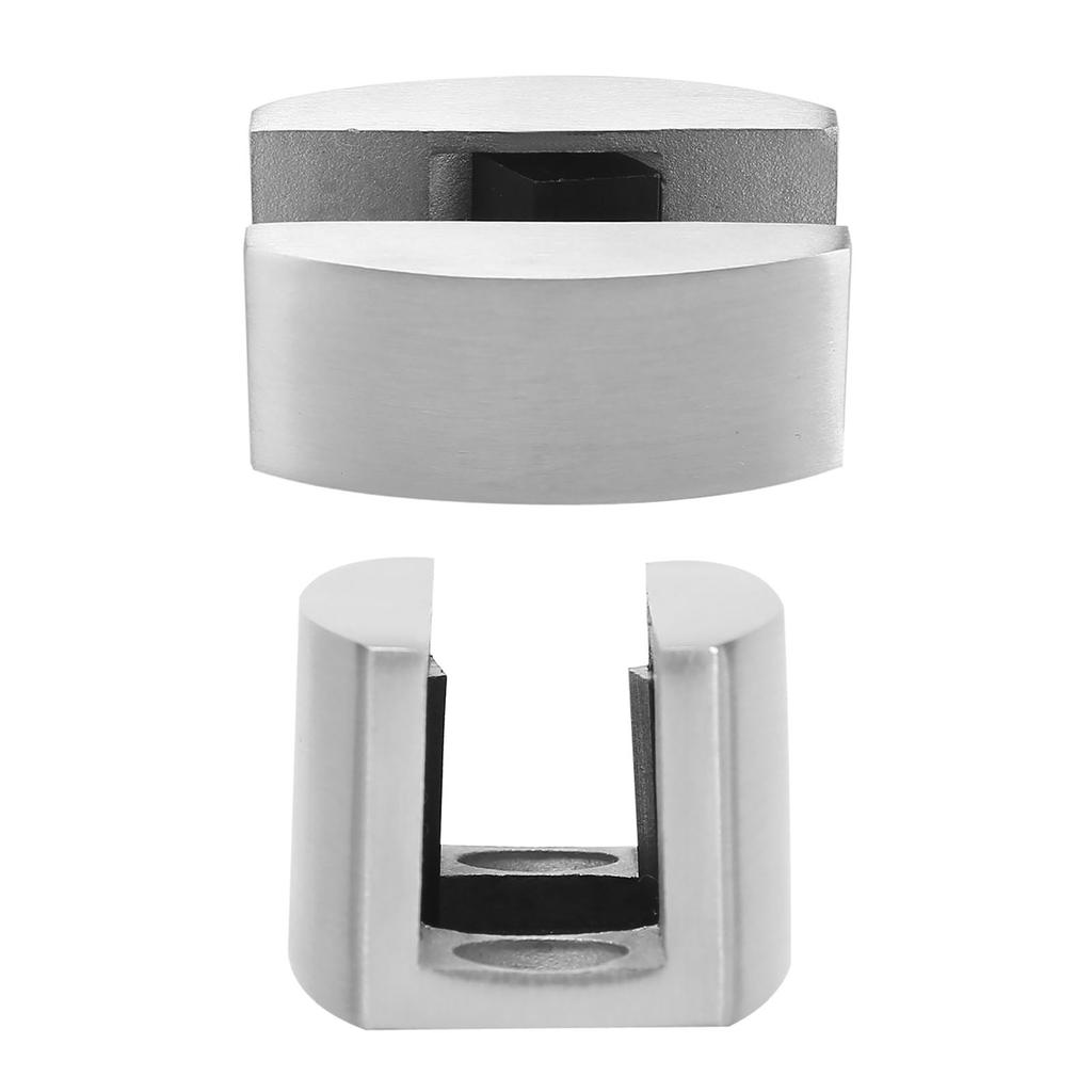 2pcs Stainless Steel Door Bottom Guides Stable Shower Sliding Door Swing Stoppers for Bedroom Kitchen Doors