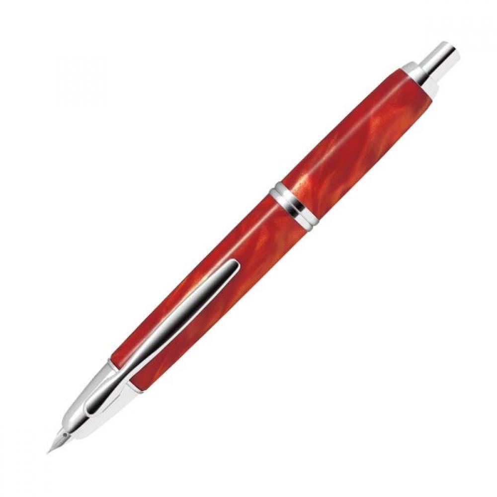 

Pilot Capless Se Fountain Pen Marble Orange M medium letter